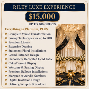 Riley Luxe Experience Package